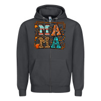 Smoke Fall Autumn Leopard Mama Zipper Hoodie - LillyAllenDesigns