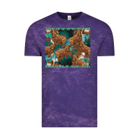 Cloud Purple turquoises gemstones cowhide highlands cow Vintage Tee - BarkalooDesign