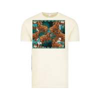 Turquoises Gemstones Cowhide Highlands Cow Vintage Tee | Teevron