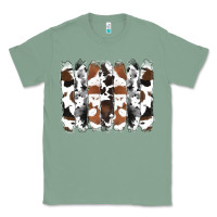 Sage cowhide brushstrokes Classic Tee - RanaPortraitStore