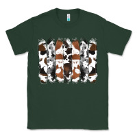 Sports Green cowhide brushstrokes Classic Tee - RanaPortraitStore