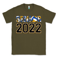 Army Green senior volleyball Classic Tee - AdoDesignShop