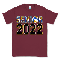 Burgundy senior volleyball Classic Tee - AdoDesignShop