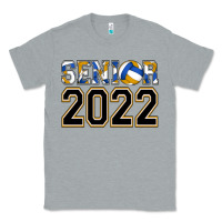 Heather Grey senior volleyball Classic Tee - AdoDesignShop