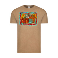 Vintage Coffee pumpkin sunflower Vintage Tee - AdoDesignShop