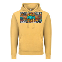 Vintage Mustard leopard sunflower mom license plate Vintage Hoodie - Artiststas