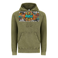Vintage Olive leopard sunflower mom license plate Vintage Hoodie - Artiststas