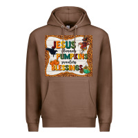 Chestnut jesus flannel's pumpkins blessings Premium Hoodie - TumblerDesignByShophia