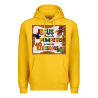 Lemon jesus flannel's pumpkins blessings Premium Hoodie - TumblerDesignByShophia