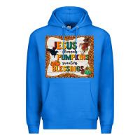 True Royal jesus flannel's pumpkins blessings Premium Hoodie - TumblerDesignByShophia