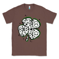 Chestnut four leaf clover dalmatian print grunge Classic Tee - MaliasSmallBusiness