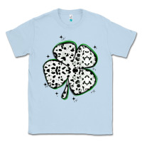 Four Leaf Clover Dalmatian Print Grunge Classic Tee | Teevron