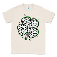 Natural four leaf clover dalmatian print grunge Classic Tee - MaliasSmallBusiness