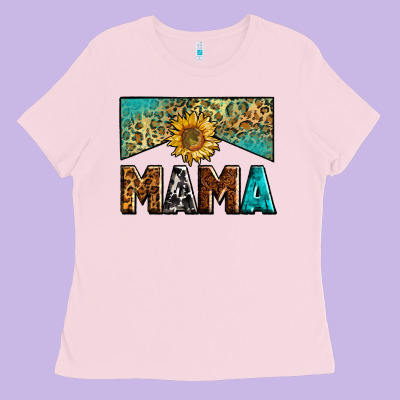 Mama Sunflower Junkie Ladies Tee Designed By Zillion Design Studio