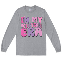 Heather Grey in my volleyball era Long Sleeve Tee - MaliasSmallBusiness