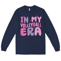 Navy in my volleyball era Long Sleeve Tee - MaliasSmallBusiness