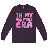 Plum in my volleyball era Long Sleeve Tee - MaliasSmallBusiness