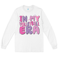 White in my volleyball era Long Sleeve Tee - MaliasSmallBusiness
