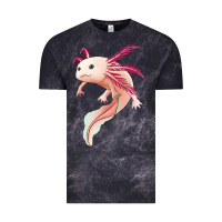 Cloud Black axolotl Vintage Tee - Jasminsmagicworld