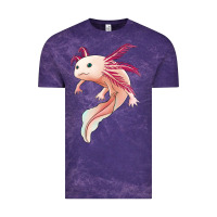 Cloud Purple axolotl Vintage Tee - Jasminsmagicworld
