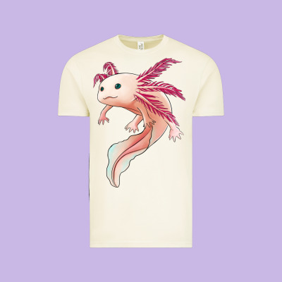 Axolotl Vintage Tee Designed By Jasminsmagicworld