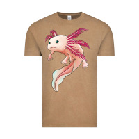 Vintage Coffee axolotl Vintage Tee - Jasminsmagicworld