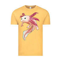 Vintage Mustard axolotl Vintage Tee - Jasminsmagicworld