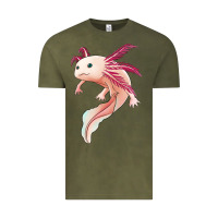 Vintage Olive axolotl Vintage Tee - Jasminsmagicworld