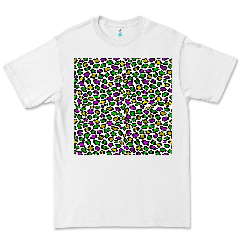 Mardi Gras Leopard  Seamless Pattern Premium Tee by FaDigitalArtStudio | Teevron