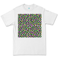 White mardi gras leopard  seamless pattern Premium Tee - FaDigitalArtStudio