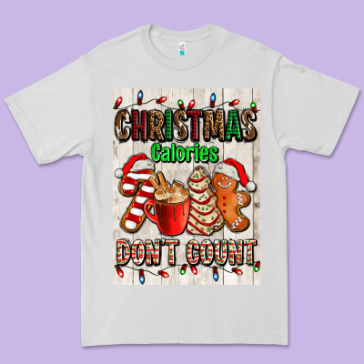 Christmas Calories Dont Count Premium Tee Designed By Adodesignshop