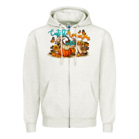 Oatmeal Heather Fall Cutest Pumpkin In The Patch Zipper Hoodie - LillyAllenDesigns