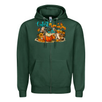 Sports Green Fall Cutest Pumpkin In The Patch Zipper Hoodie - LillyAllenDesigns