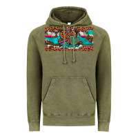 Vintage Olive hearts mama license plate Vintage Hoodie - Artiststas