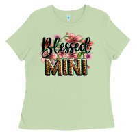 Matcha flowers blessed mini Ladies Tee - Zillion Design Studio
