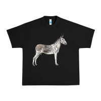 Black Andalusian Donkey Urban Heavy Tee - LillyAllenDesigns