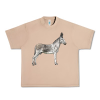 Burro Andalusian Donkey Urban Heavy Tee - LillyAllenDesigns