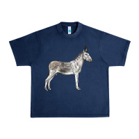 Navy Andalusian Donkey Urban Heavy Tee - LillyAllenDesigns