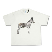Pistachio Andalusian Donkey Urban Heavy Tee - LillyAllenDesigns