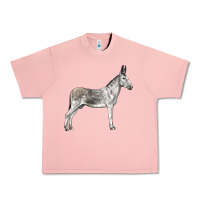 Salmon Andalusian Donkey Urban Heavy Tee - LillyAllenDesigns