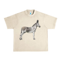 Sandshell Andalusian Donkey Urban Heavy Tee - LillyAllenDesigns