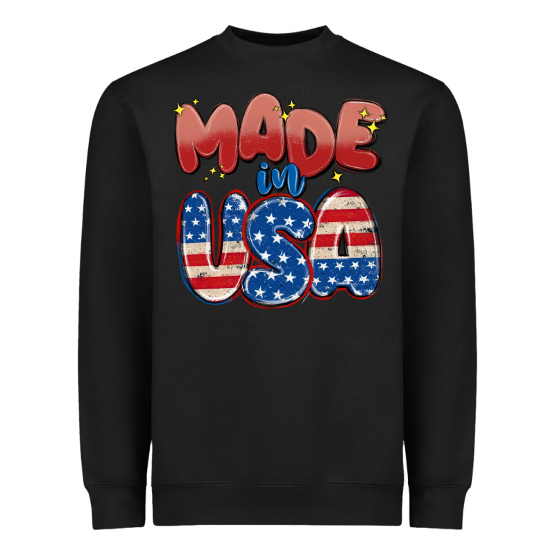 Made In Usa Heavyweight Sweatshirt by MaliasSmallBusiness | Teevron
