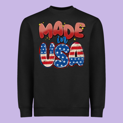 Made In Usa Heavyweight Sweatshirt Designed By Maliassmallbusiness