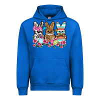 Cobalt Western Easter peeps Urban Hoodie - OliviaCreatesArt