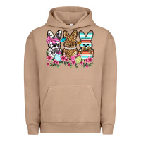 Pigment Burro Western Easter peeps Urban Hoodie - OliviaCreatesArt
