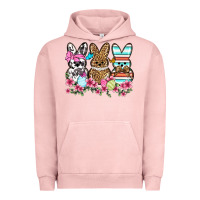 Pigment Salmon Western Easter peeps Urban Hoodie - OliviaCreatesArt
