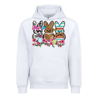 White Western Easter peeps Urban Hoodie - OliviaCreatesArt