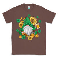 Chestnut st patrick's day shamrock sunflowers gnome Classic Tee - MaliasSmallBusiness