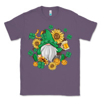 Lavender st patrick's day shamrock sunflowers gnome Classic Tee - MaliasSmallBusiness