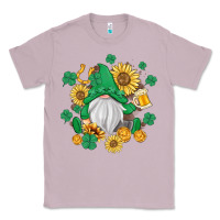 Lilac st patrick's day shamrock sunflowers gnome Classic Tee - MaliasSmallBusiness